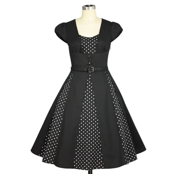 Polka Pinned Dress